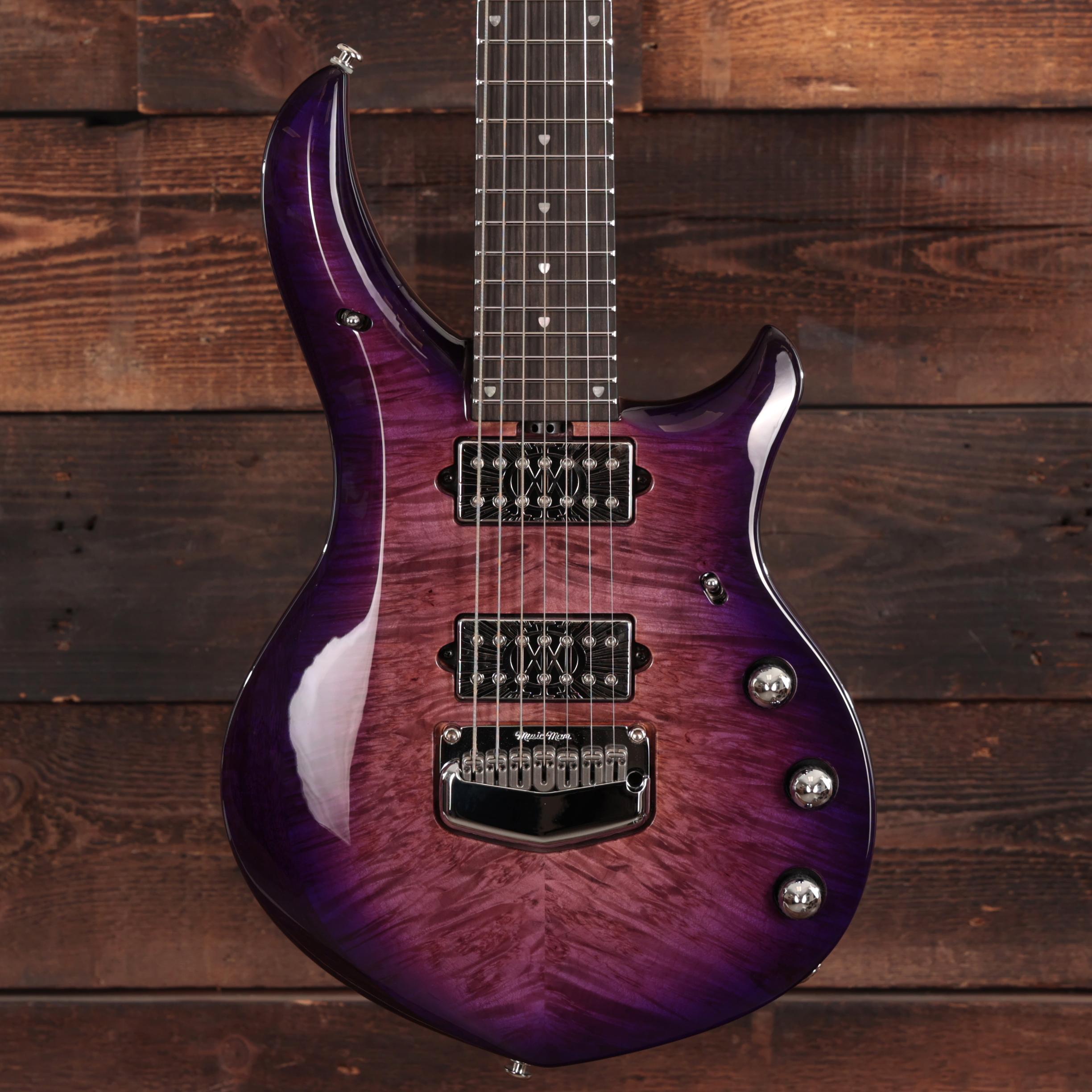 Music Man BFR Majesty 7 Electric Guitar in Wolf's Bane - Andertons